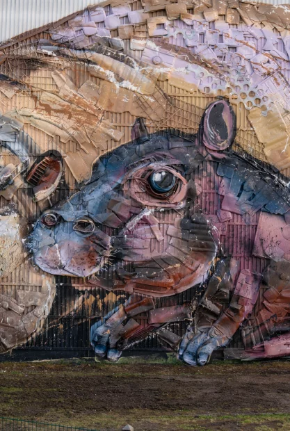 Conviés par Nadau Architecture, Milmurs a eu le privilège de produire la première édition du festival international d'art mural de la ville de Bègles.