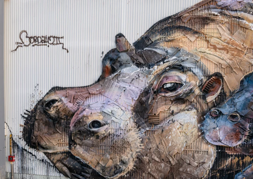 Conviés par Nadau Architecture, Milmurs a eu le privilège de produire la première édition du festival international d'art mural de la ville de Bègles.