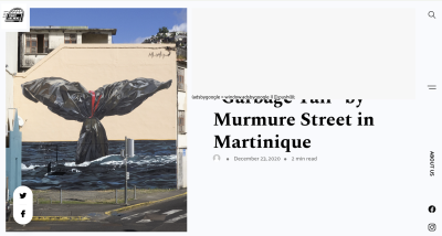 Milmurs production, Street-art, Martinique, Montréal, Loraine Motti - festival fort de france 2020