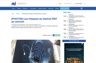 Milmurs production, Street-art, Martinique, Montréal, Loraine Motti - festival fort de france 2020