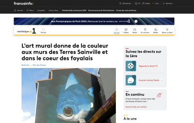 Milmurs production, Street-art, Martinique, Montréal, Loraine Motti - festival fort de france 2020