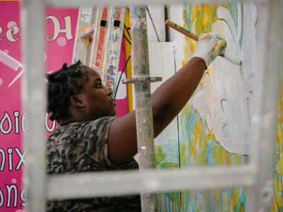 Milmurs production, Street-art, Martinique, Montréal, Gwladys Gambie - festival fort de france 2019