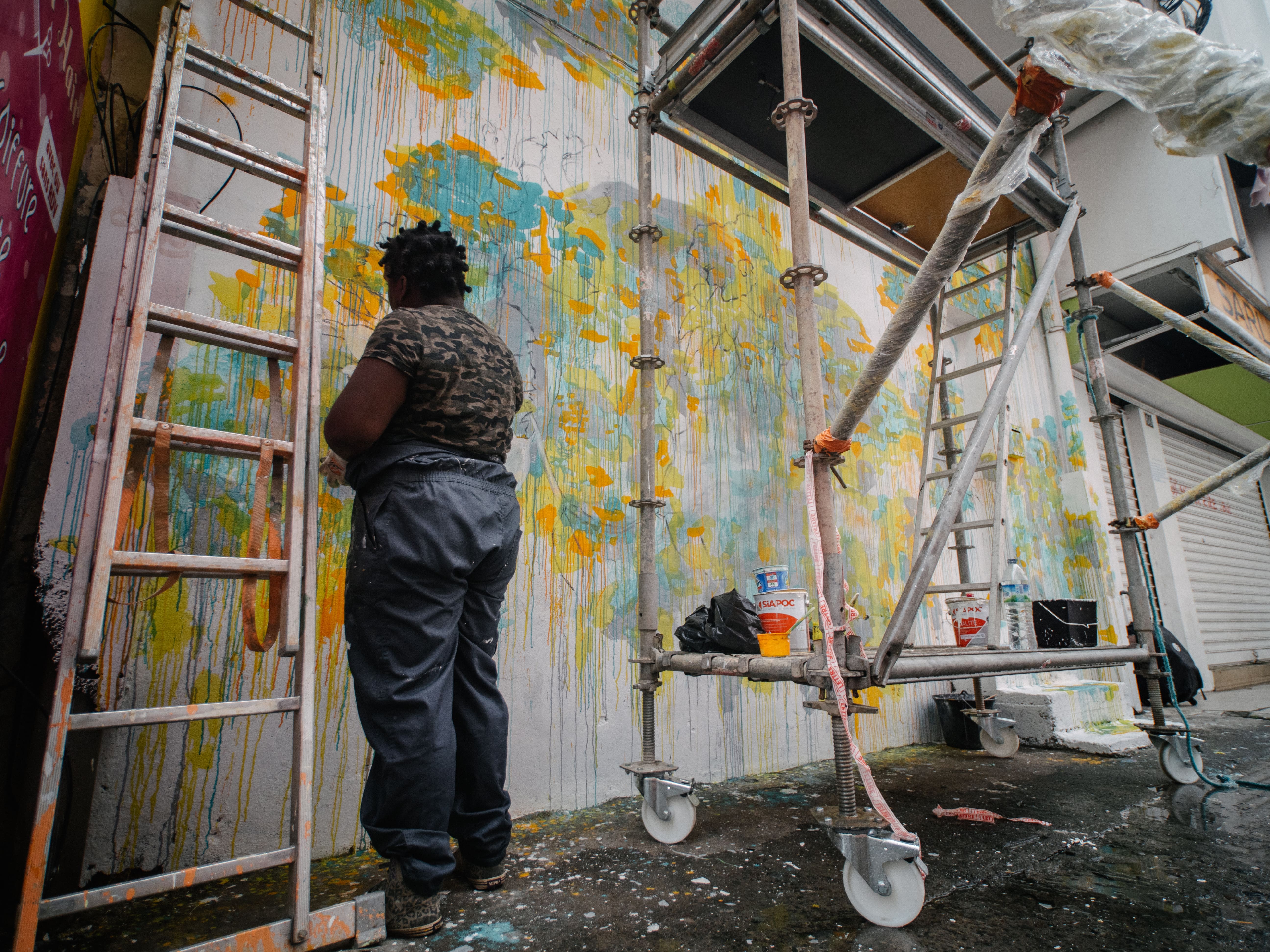 Milmurs production, Street-art, Martinique, Montréal, Gwladys Gambie - festival fort de france 2019