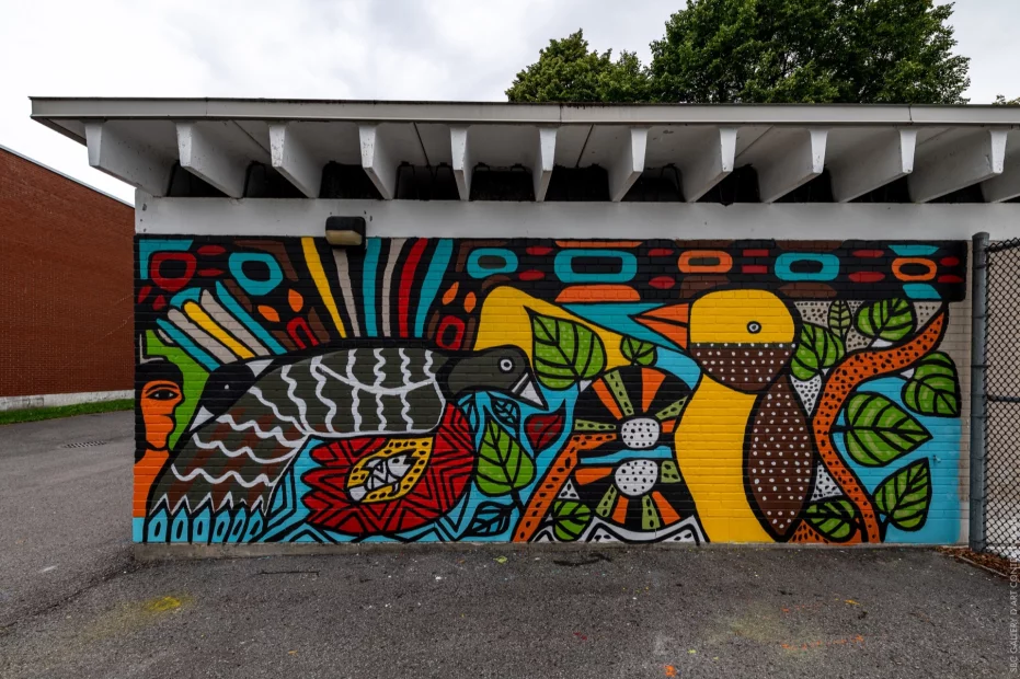 Mahku - Festival Montréal 2023 - Milmurs Production - Street-Art - Art-mural