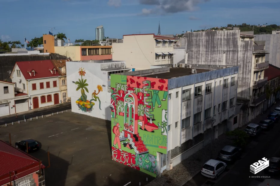 La première édition du Festival Milmurs à Fort-de-France a transformé le centre ville et le quartier des Terres Sainville, en un véritable musée à ciel ouvert.