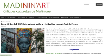 Milmurs production, Street-art, Martinique, Montréal, Ford Paul - festival fort de france 2019